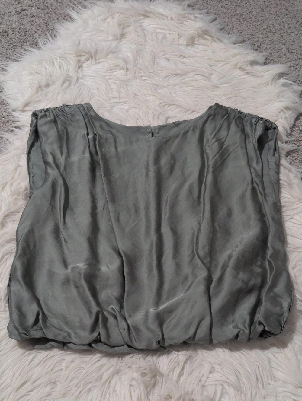 Anthropologie Bubble Hem Blouse